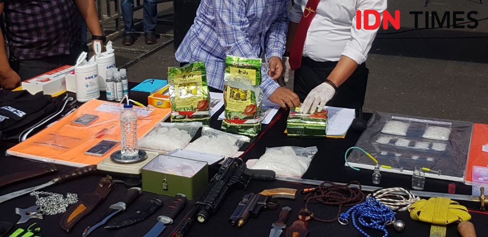 Polisi Ungkap Peredaran 3 Kilogram Sabu di Kabupaten Bandung