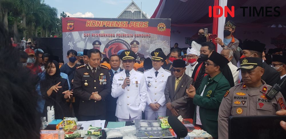 Polisi Ungkap Peredaran 3 Kilogram Sabu di Kabupaten Bandung