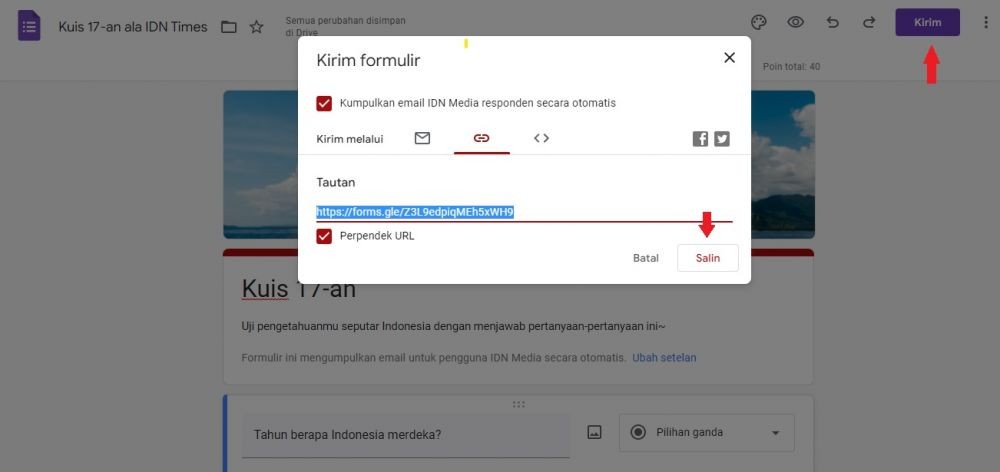 Cara Membuat Soal di Google, Untuk Belajar Hingga Ujian