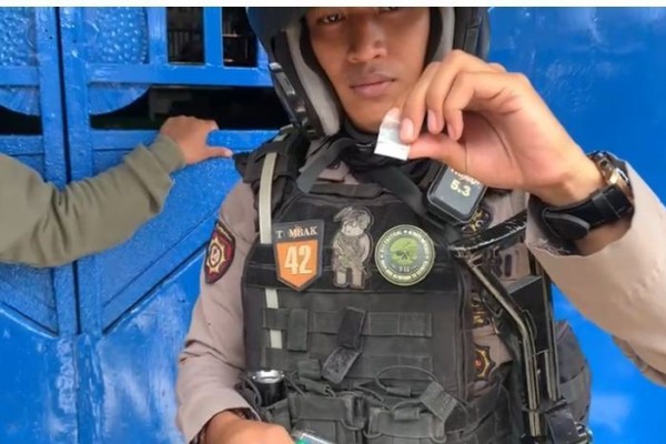 Konvoi HUT RI, Pelajar SMK di Makassar Tertangkap Bawa Sabu