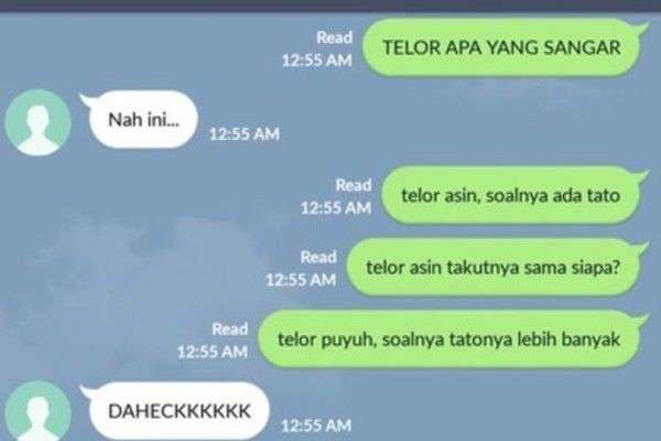 10 Chat Kasih Tebak-Tebakan Ini Jawabannya Bikin Tepok Jidat