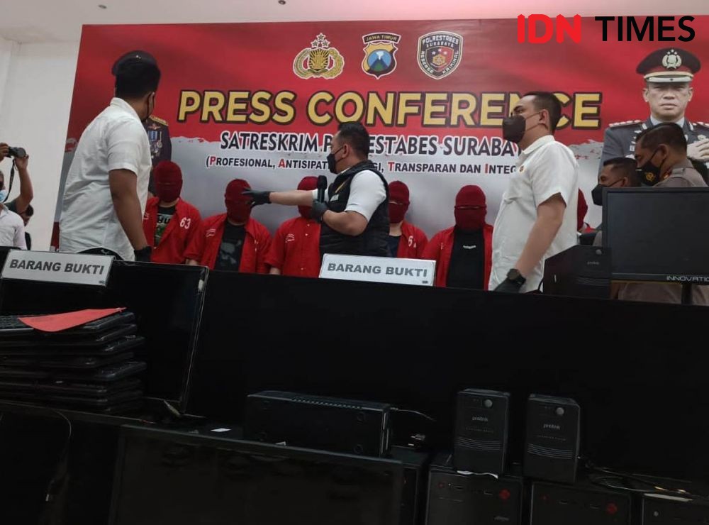 7 Orang Tersangka Judi Online Ditangkap, Gunakan 16 Situs
