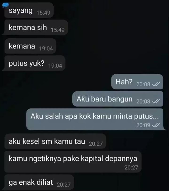 Awalnya Bikin Panik 10 Chat Ke Pasangan Ini Ending Kocak