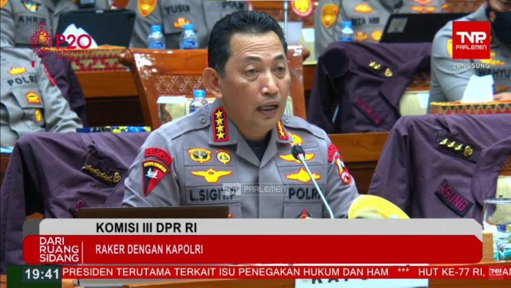 Pernyataan Lengkap Kapolri Soal Kasus Ferdy Sambo Depan DPR