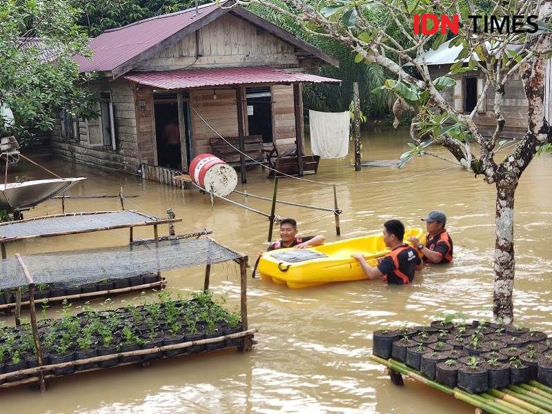 Hujan Lebat Guyur PPU Menyebabkan Banjir di Sejumlah Wilayah 
