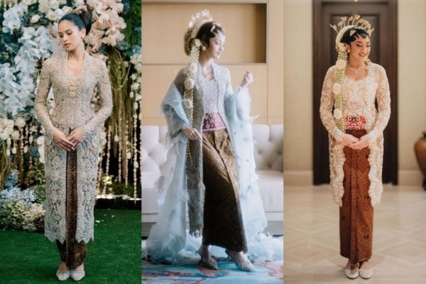 10 Kebaya Kutubaru Brokat hingga Beludru untuk Pernikahan, Andalan!