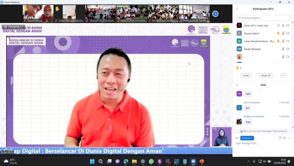 Kominfo Dorong Pelajar dan Guru Bandung Makin Cakap Digital