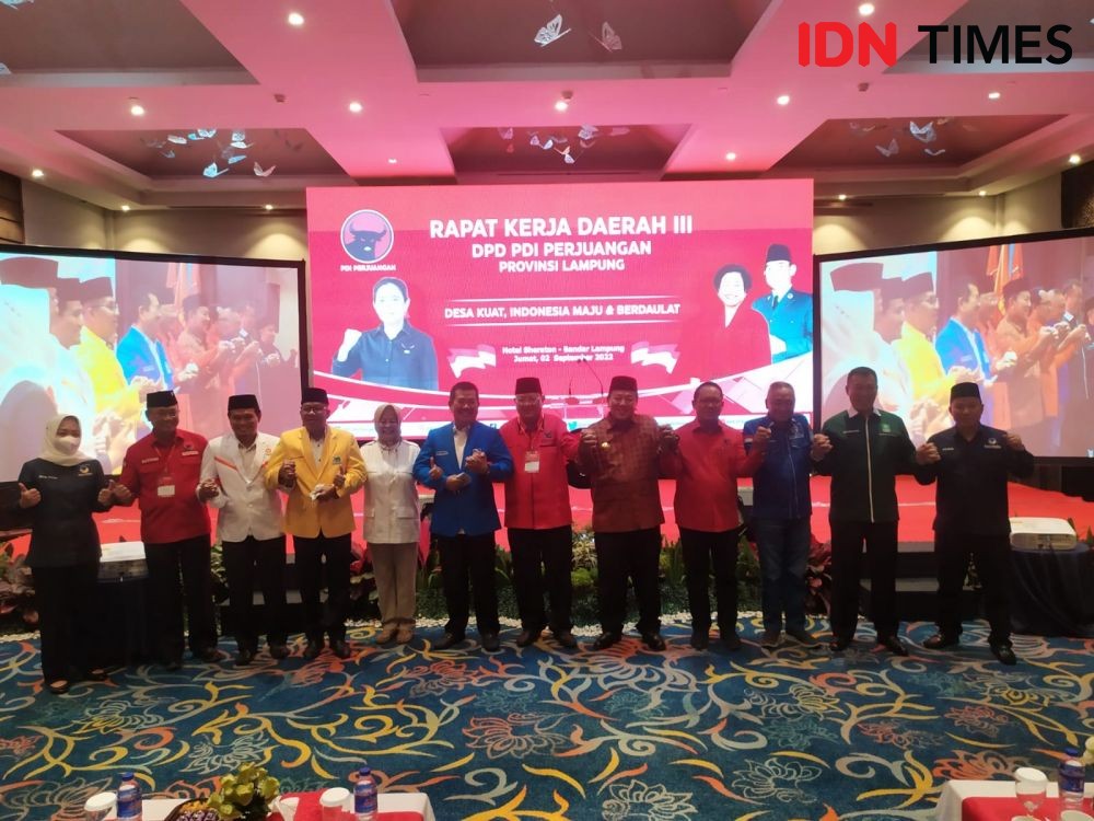 Rakerda DPD PDIP Lampung, Optimis Cetak Hatrick Menang Pemilu 2024