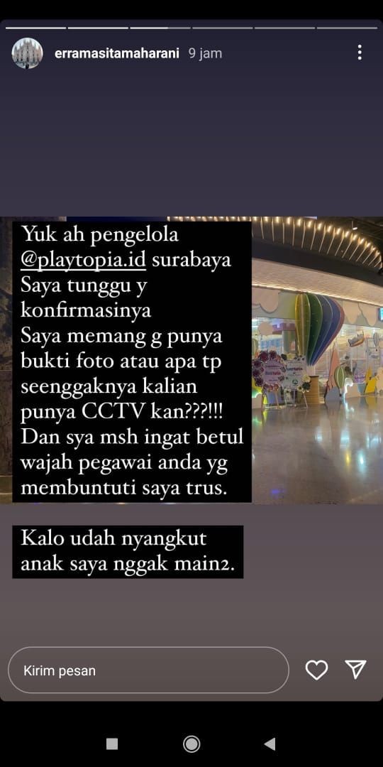 Cucu Risma Diusir dari Playtopia, Manajemen Minta Maaf