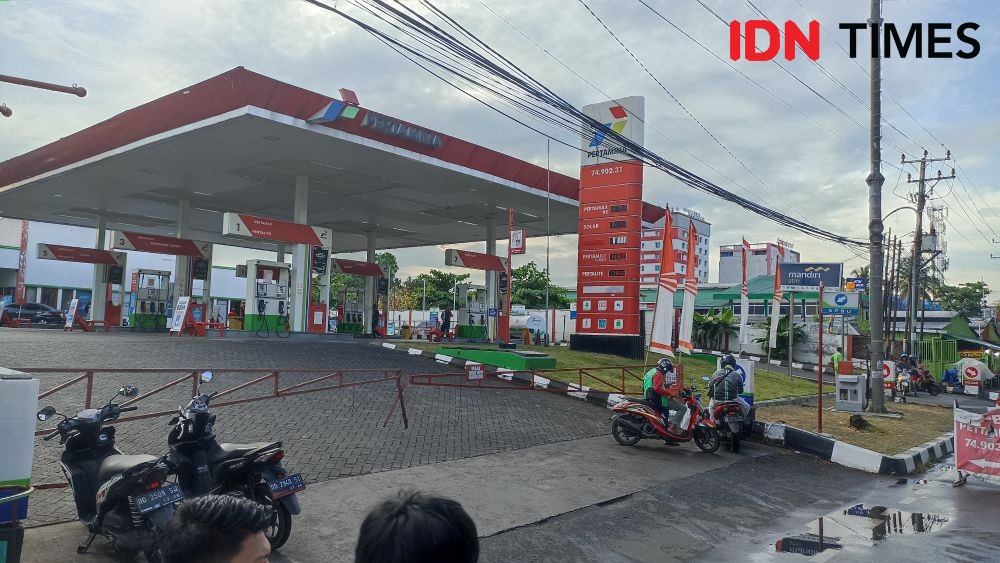 Harga BBM Naik, SPBU di Makassar Masih Jual Harga Lama