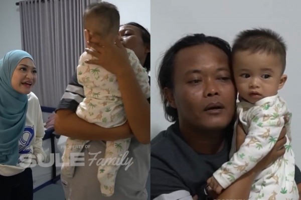 Baby Adzam Sakit, 10 Momen Haru Sule Kembali Ketemu dengan Nathalie