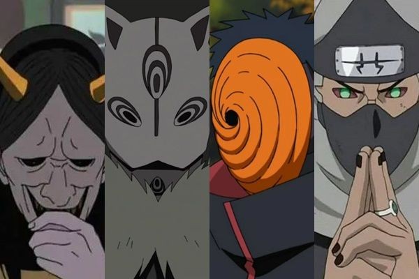 Karakter Naruto Bertopeng yang Misterius. Kuat dan sulit dikalahkan.