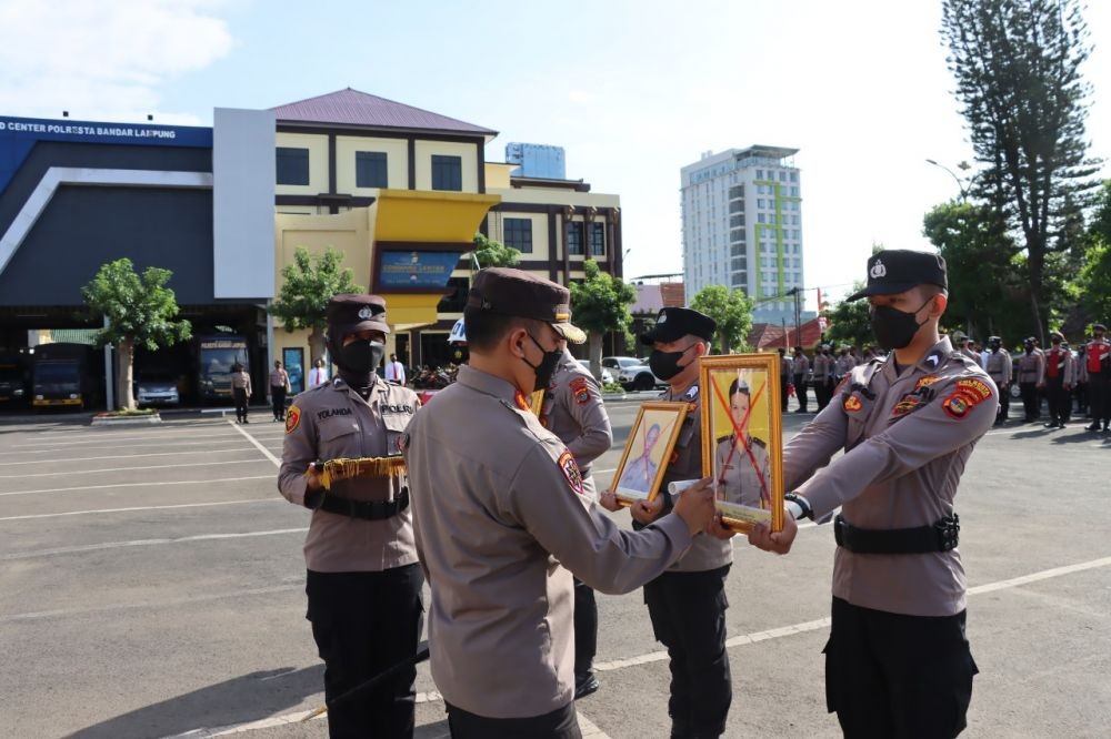 Tiga Personel Polresta Bandar Lampung Dipecat! Ini Penyebabnya