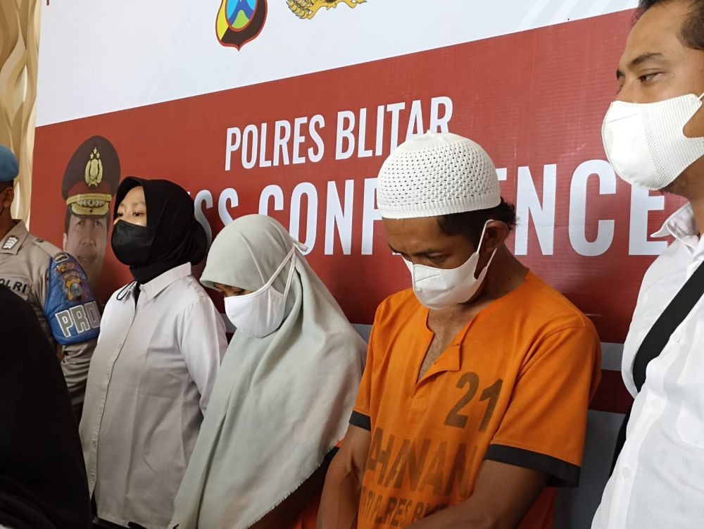 Keji, Pasutri Blitar Ini Aniaya Balita dengan Gagang Sapu dan Rokok