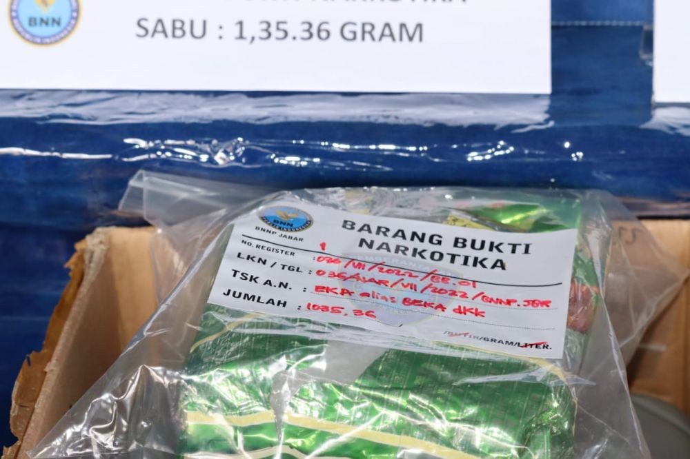 BNNP Jabar Musnahkan Belasan Kilogram  Ganja dan Sabu