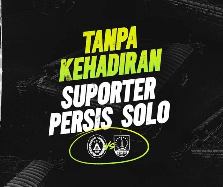 Pertandingan PSS Vs Persis di Maguwoharjo Tanpa Suporter Tim Tamu     