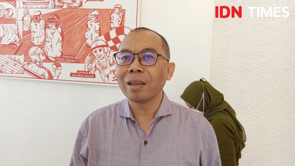 Denty Rela Gowes Temanggung ke Semarang Serahkan Berkas ke KPU Jateng