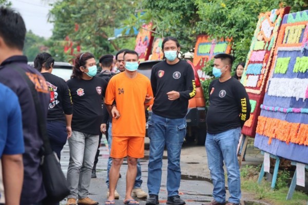 Rekonstruksi Polisi Tembak Polisi di Lampung, Fakta Baru Terungkap!
