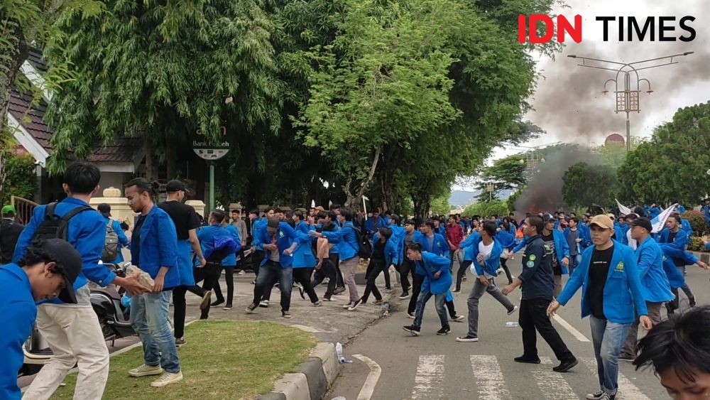 Demo Mahasiswa Tolak BBM di Aceh Ricuh, Ini Kronologinya