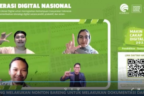 Guru dan Murid di Sumsel Dapat Materi Literasi dan Keamanan Digital
