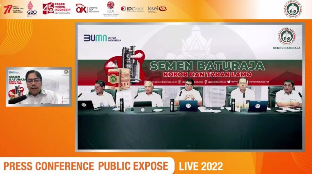 Semen Baturaja 2022 Bukukan Penjualan Positif Rp825,5 Miliar
