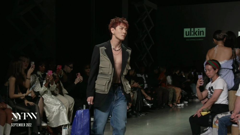 10 Portraits of iKON's Donghyuk Debut on the NYFW Runway, Wearing His Design Clothes