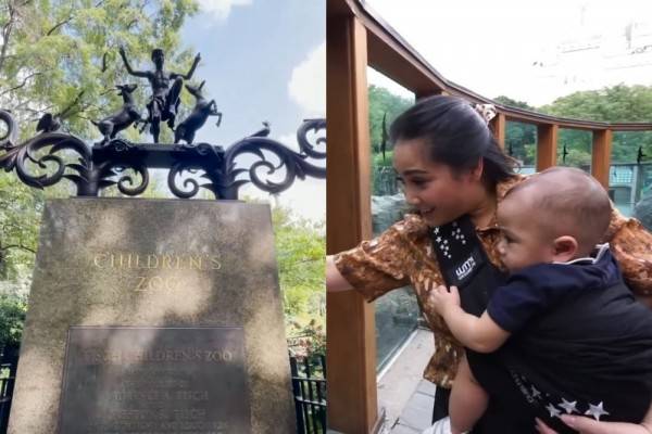 10 Momen Rafathar Dan Rayyanza Ke Kebun Binatang Di Amerika