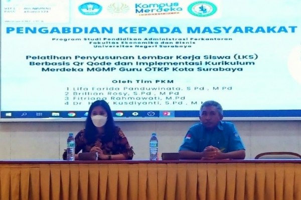 Dosen Unesa dan UM Bikin LKS Berbasis QR Code