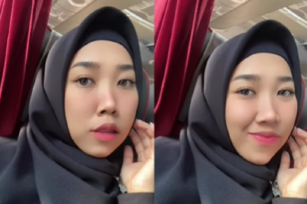 10 Potret Kiky Saputri Pakai Hijab Saat Umrah, Manglingi!