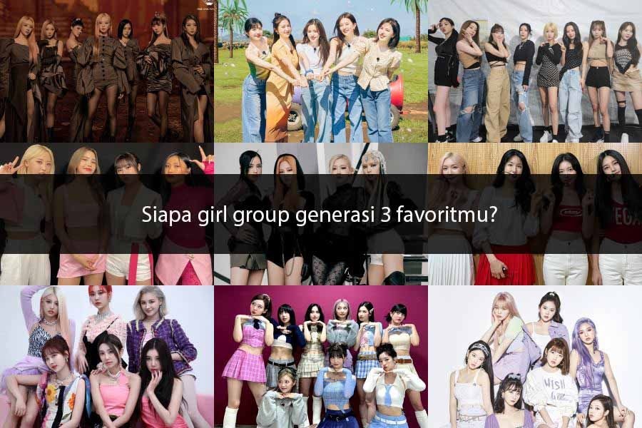 [QUIZ] Pilih Girl Group Gen 3 Favoritmu dan Kami Bisa Tebak Peruntunganmu!