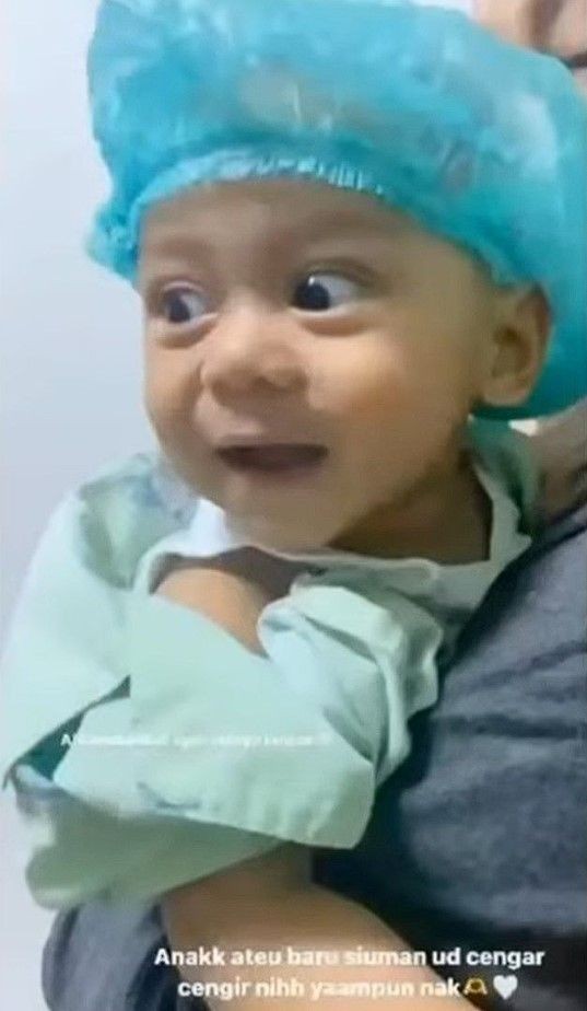 Baby Leslar dirawat di rumah sakit (youtube/LB LESTIBILLAR)