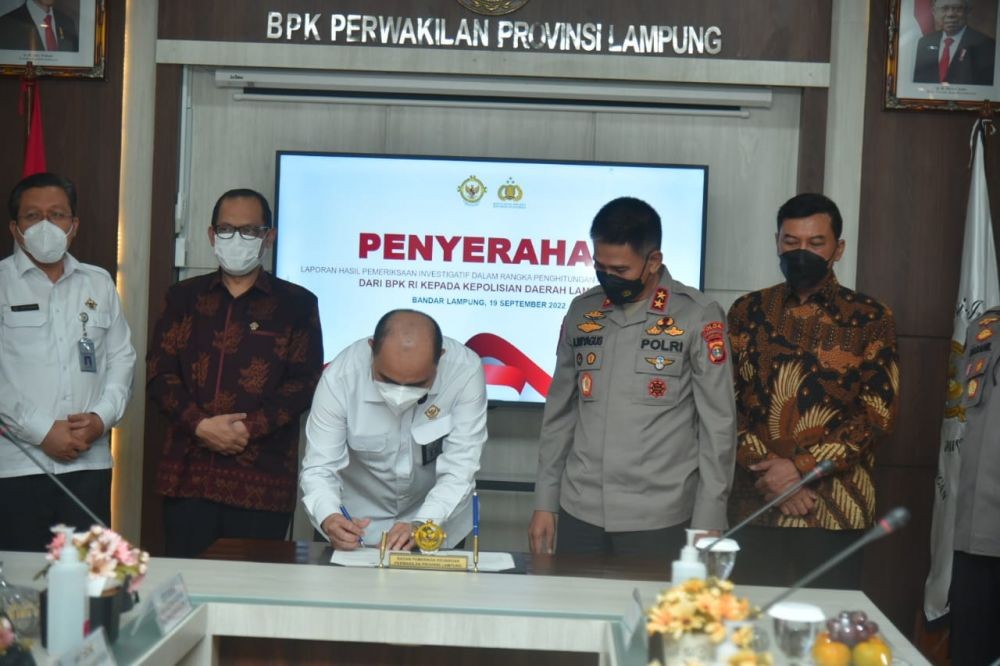 Polda Lampung Terima Penghitungan Kerugian Negara, Kasus Jl Ir Sutami?