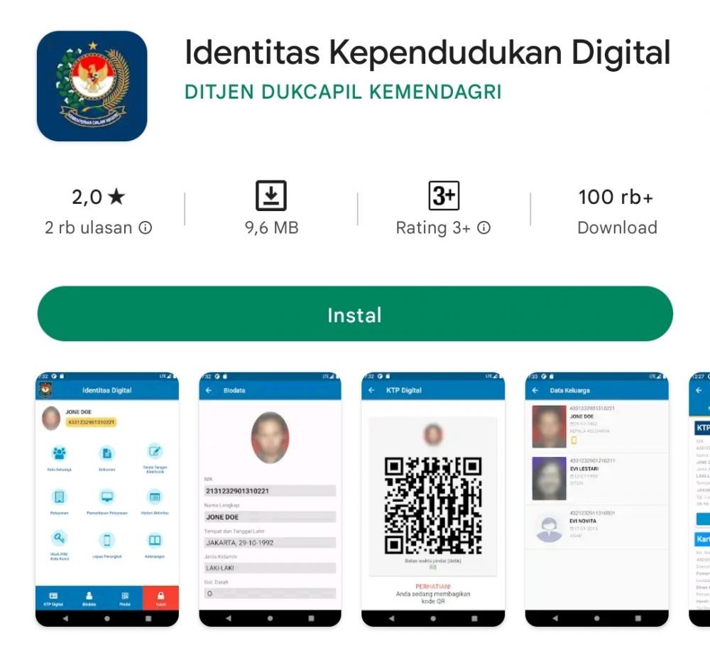 139.970 Orang di Surabaya Sudah Punya KTP Digital 