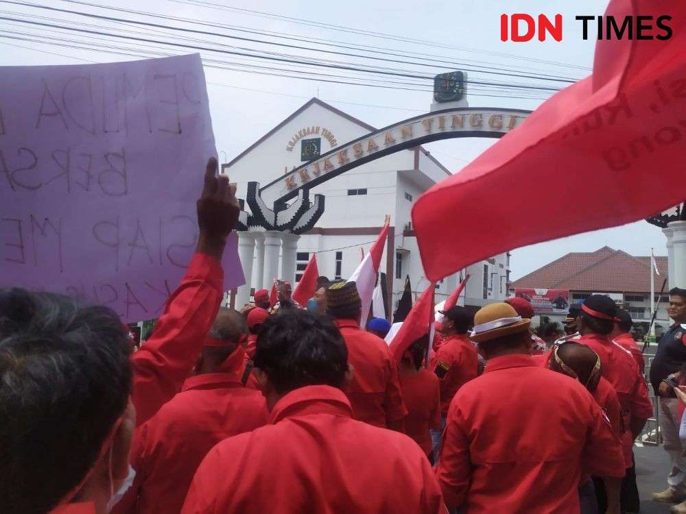 Aksi Pemuda Batak Bersatu Lampung Tuntut Keadilan bagi Brigadir Yosua