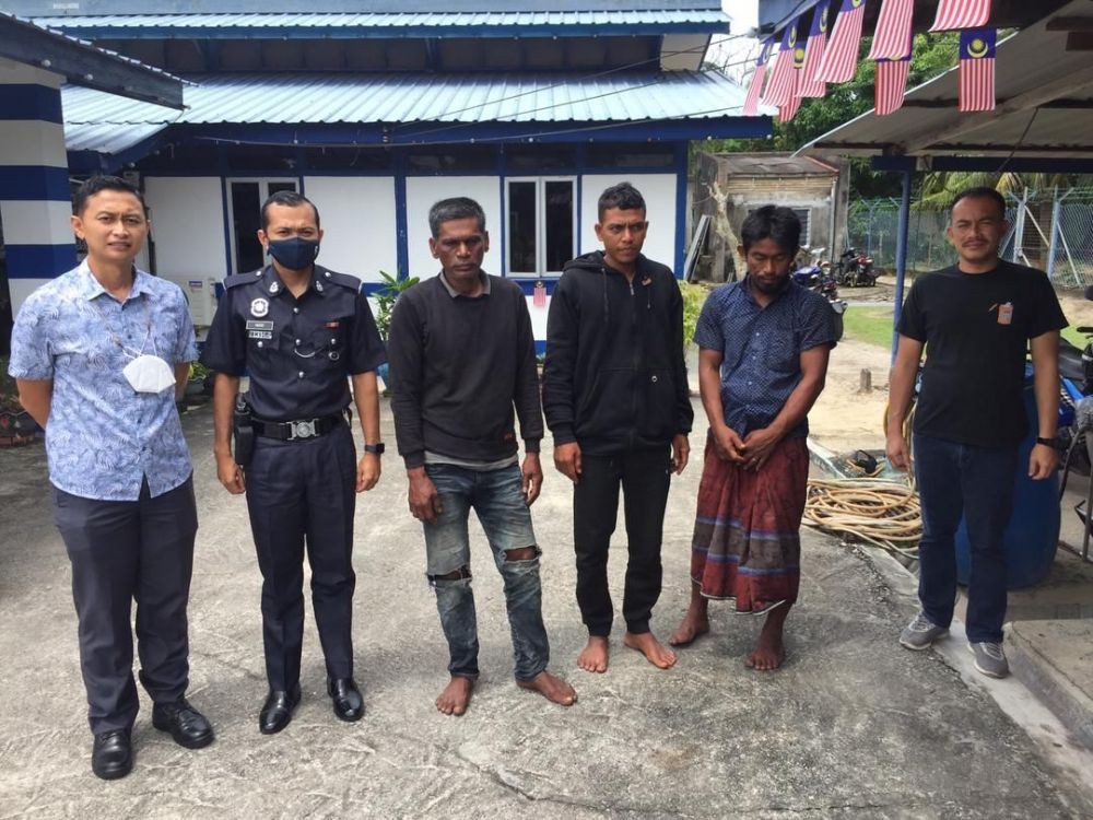 Terombang-Ambing di Laut, 3 Nelayan Aceh Diselamatkan Polisi Malaysia