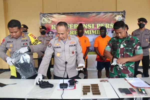 Polisi Tangkap Pelaku Utama Pemasok Amunisi dan Senjata KKB di Papua