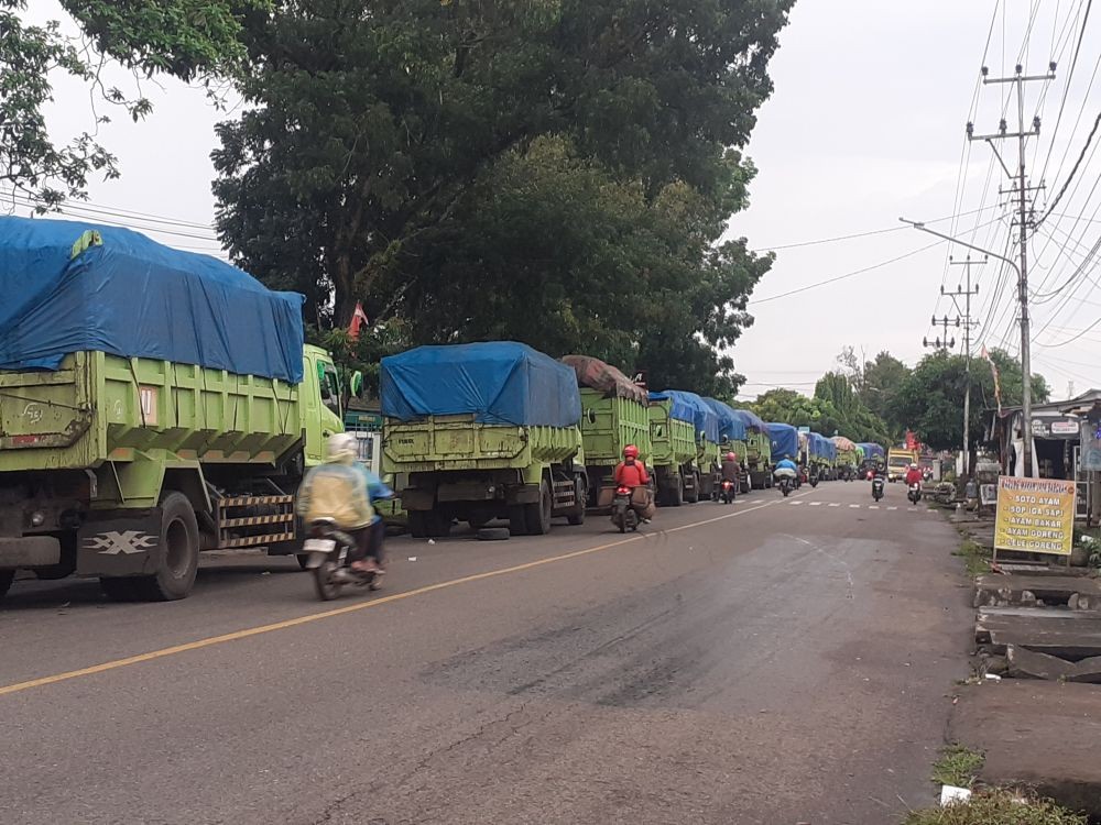 Polres Muara Enim Sita 12 Ton Batu Bara Ilegal Tujuan Lampung