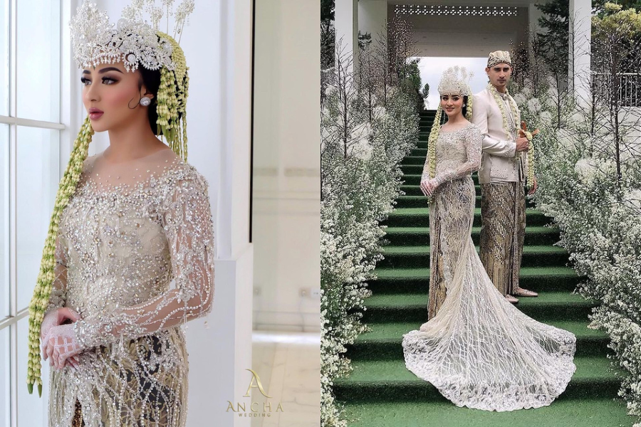 11 Inspirasi Kebaya Pernikahan Adat Sunda Ala Seleb Elegan