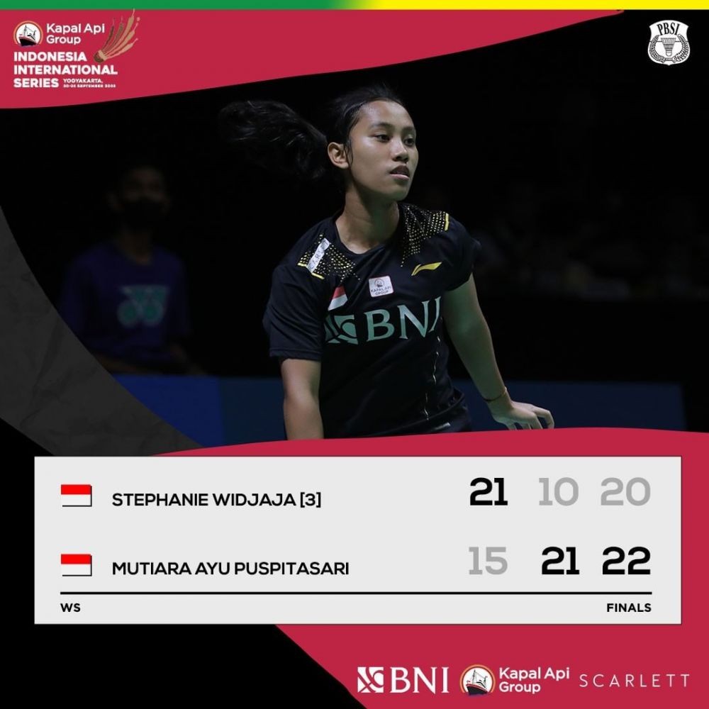 Mutiara Ayu Curi Perhatian di Indonesia International Series 2022