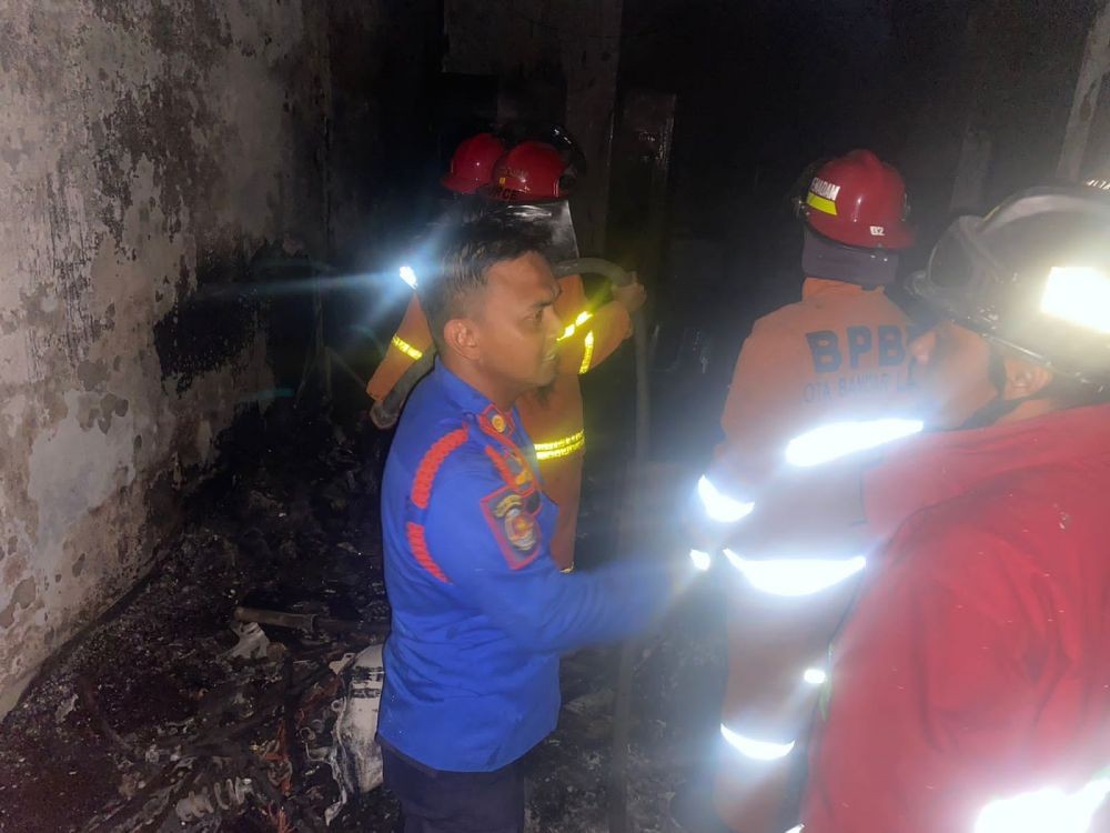 Kebakaran di Bandar Lampung Hanguskan Rumah dan Motor Warga
