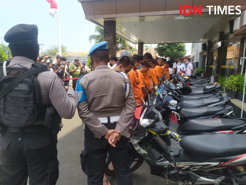 Pelaku Curanmor Lampung Akui Uang Kejahatan untuk Judi dan Open BO