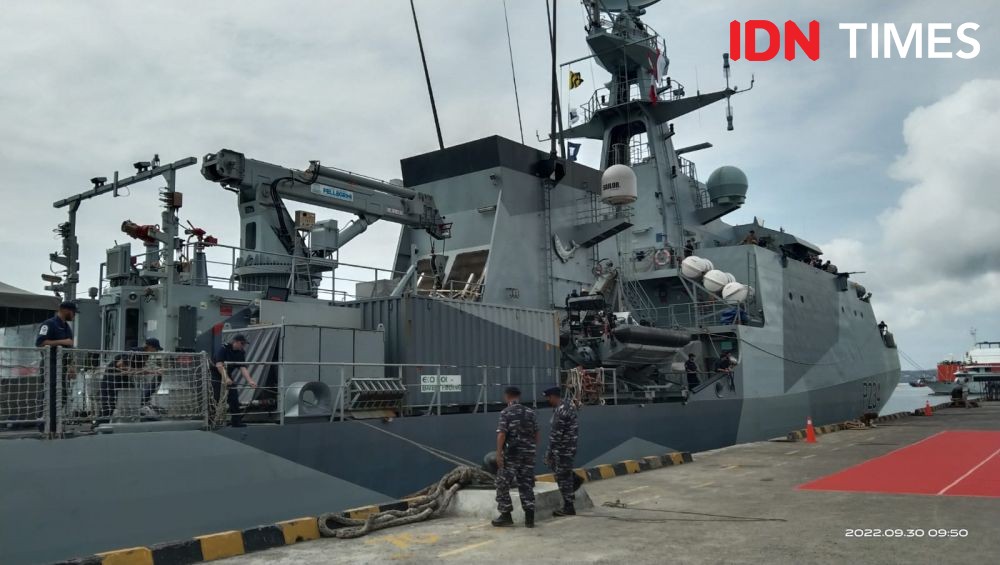 Fakta Unik HMS Spey, Kapal Patroli Milik Inggris yang Sandar di Bali