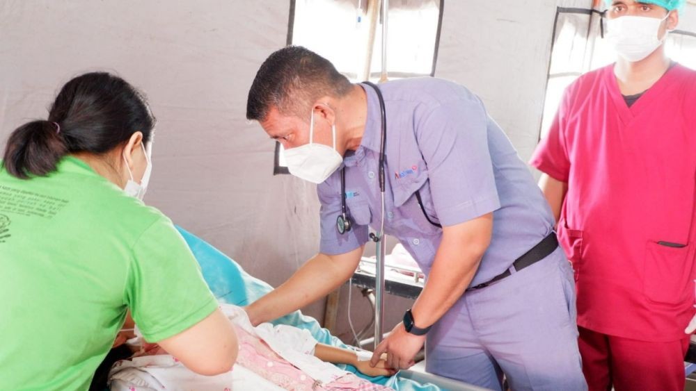 Inalum Salurkan Bahan Pangan dan Obat-obatan untuk Korban Gempa Taput