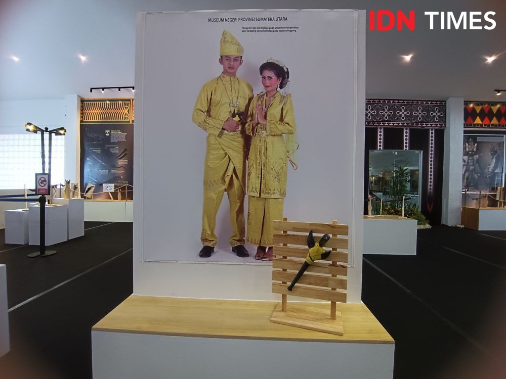 Potret Pameran Senjata Swarna Dwipa di Museum Negeri Sumut