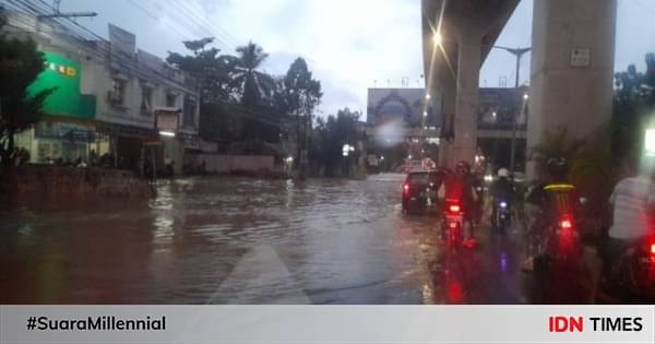 15 Titik Rawan Banjir Palembang, Pemkot Sebut Akibat Pasang