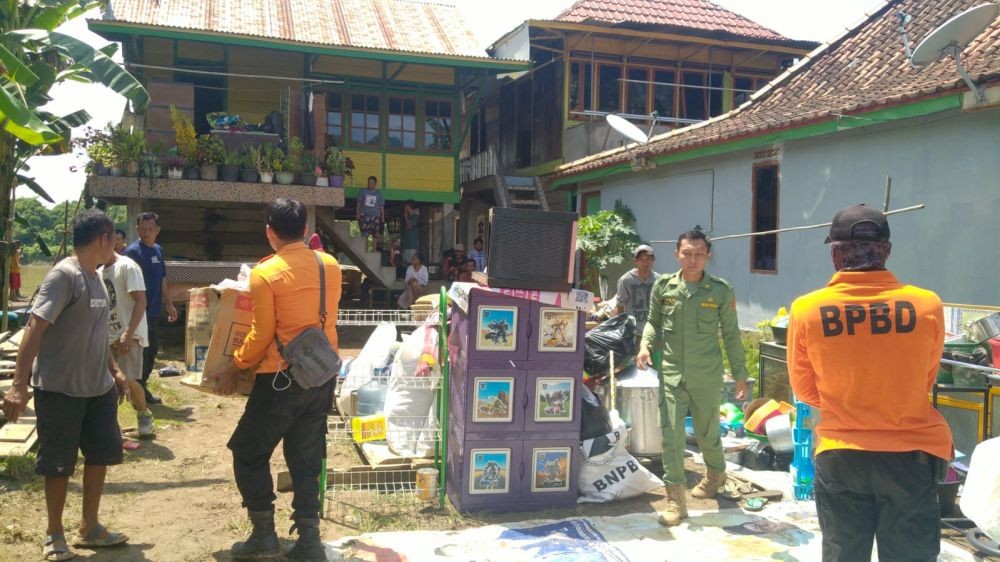 3 Rumah di Sekayu Muba Rusak Berat Tergerus Tanah Longsor