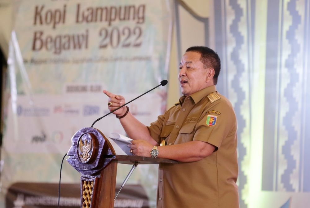 Gubernur Arinal Klaim Lampung Penyumbang Kopi Terbesar Kedua Indonesia