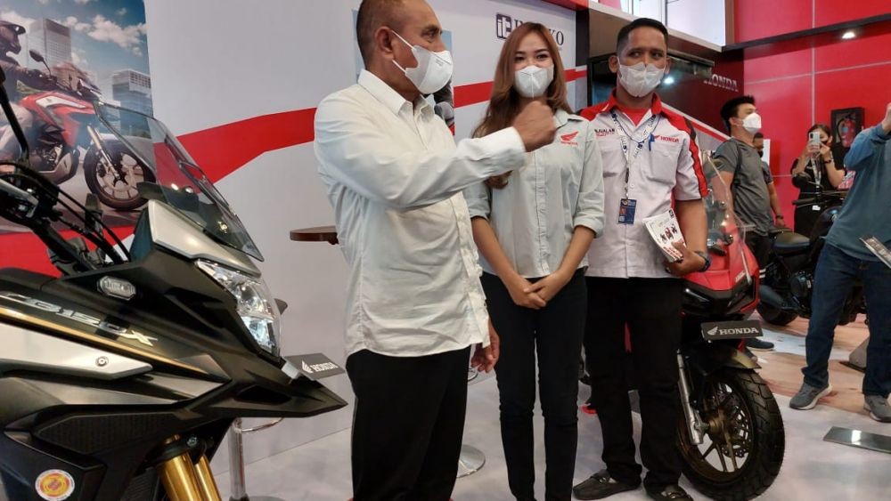 Bertabur Promo, Motor Honda Jadi Incaran Pengunjung GIIAS Medan
