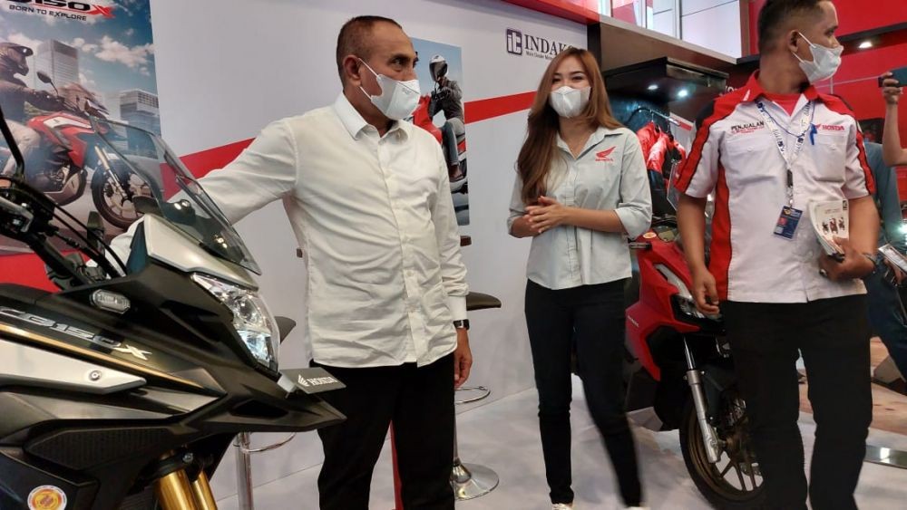 Buka GIIAS di Medan, Honda CB150X Jadi Motor Favorit Gubernur Edy