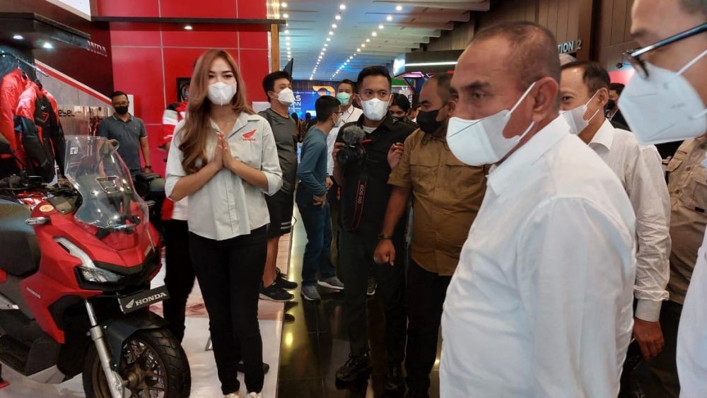 Bertabur Promo, Motor Honda Jadi Incaran Pengunjung GIIAS Medan
